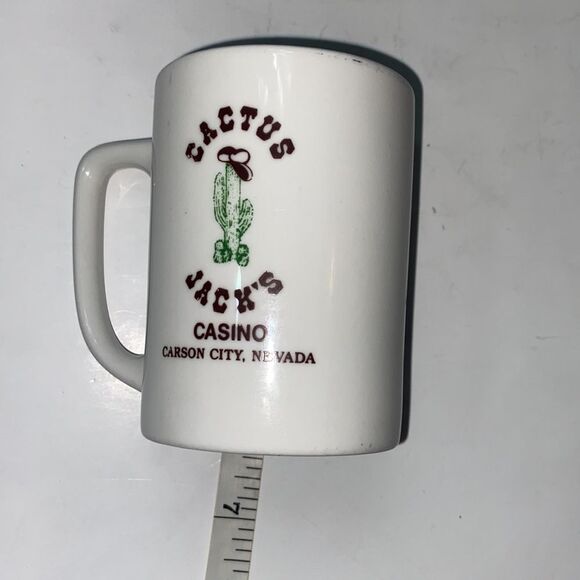 VTG Collectable Coffee & Tea Cup Mug  Cactus Jack’s Casino Carson City Nevada - Picture 8 of 9